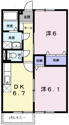 メゾン掛樋の間取り