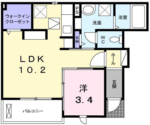 ポーシェガーデン６の間取り
