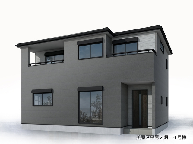 リーブルガーデン堺市美原区平尾2期の外観パース|外観パースです