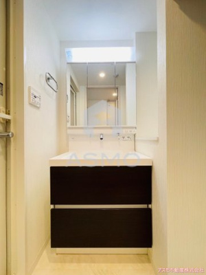 【洗面所】 | Gioia Namba | 同マンション別部屋　参考写真