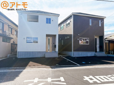 【外観】 | 富士宮市貴船町第1　新築戸建て　2号棟 | 外観はスタイリッシュな雰囲気です♪
