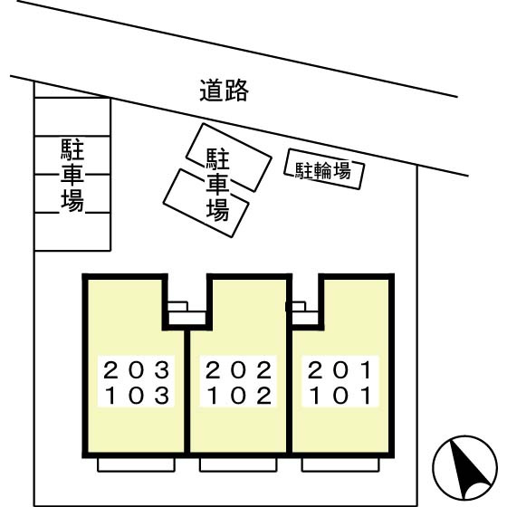 エスポワールの区画図