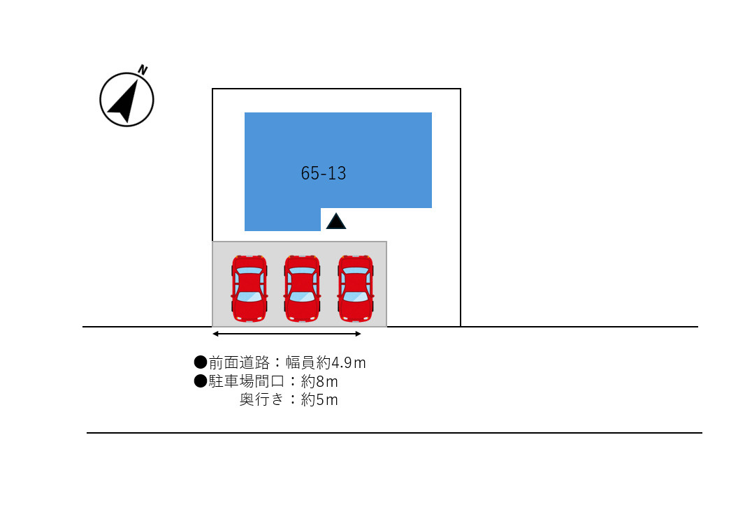 丹波篠山市住吉台の中古一戸建の区画図
