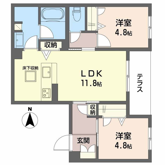 【間取り】 | シャーメゾン大晶