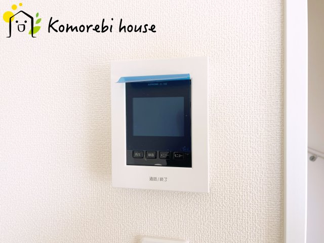 第18上尾市上　新築一戸建て　ハートフルタウン　Aの防犯設備|モニター付インターホンです