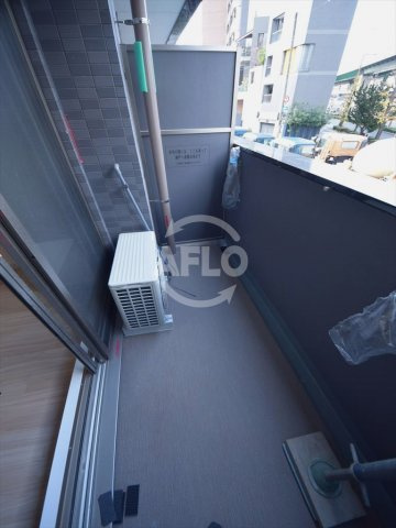 プレサンスOSAKA DOMECITY ワンダーのバルコニー|プレサンスOSAKA DOMECITY ワンダー　バルコニー