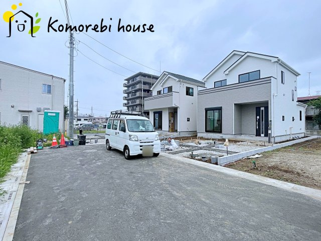 第18上尾市上　新築一戸建て　ハートフルタウン　Bの駐車場|撮影：'26/07/04
