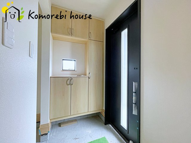 第18上尾市上　新築一戸建て　ハートフルタウン　Bの玄関|撮影：'26/07/04
