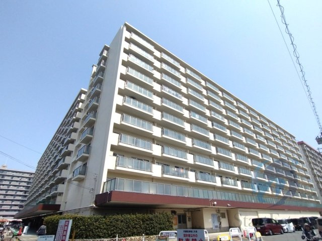 【外観】 | メガロコープ平野1号棟 | 外観は落ち着いています