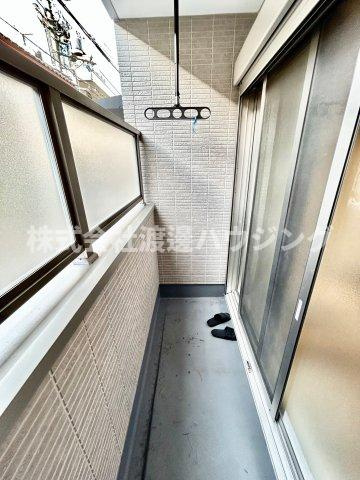 Reメゾン桃谷のバルコニー