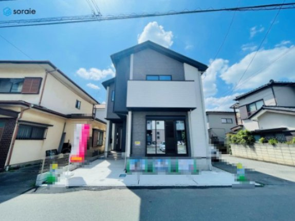 川越市小仙波町3期　全1棟　新築戸建の外観|4月6日撮影