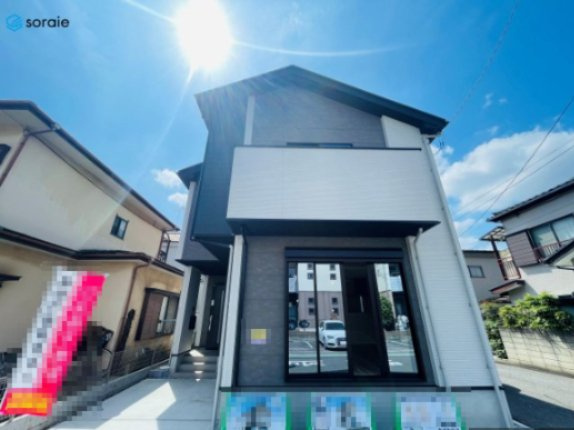 川越市小仙波町3期　全1棟　新築戸建の外観|4月6日撮影