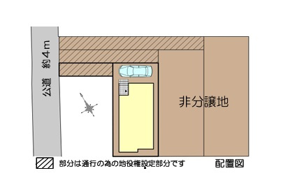 ◎茅ヶ崎市高田2丁目　新築戸建　の区画図|区画図☆