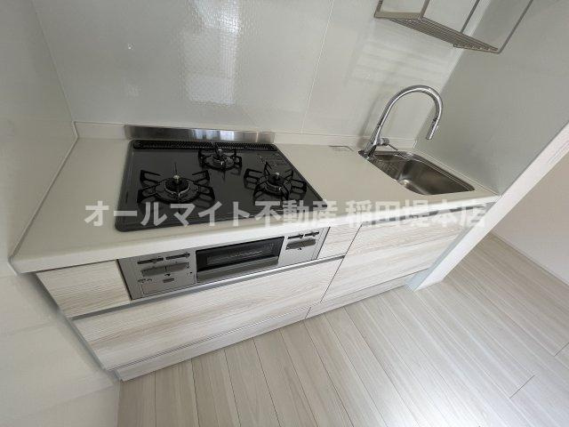 川崎市多摩区登戸新町のアパートのキッチン