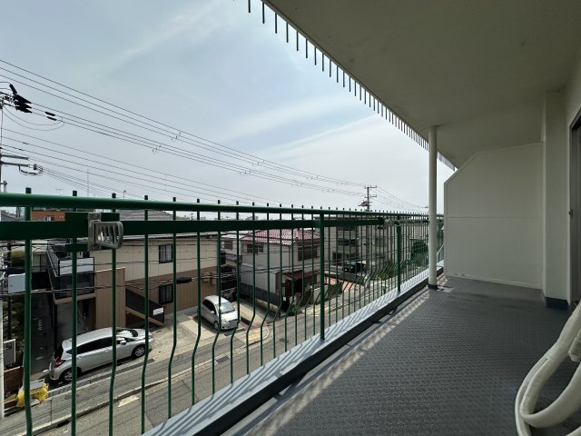 歌敷山ダイヤハイツのバルコニー