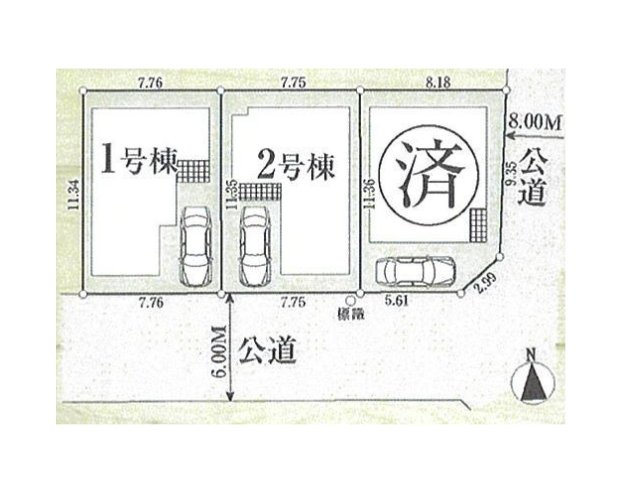 【区画図】 | ご家族様のプライベート空間が確保できる素敵な間取りです。また敷地ゆったりですので、おうち時間を楽しむのにもぴったりですね♪