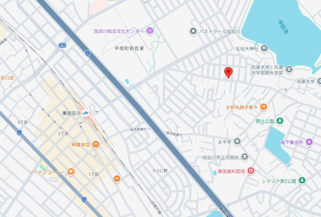 【地図】 | 加古川市平岡町新在家　中古戸建