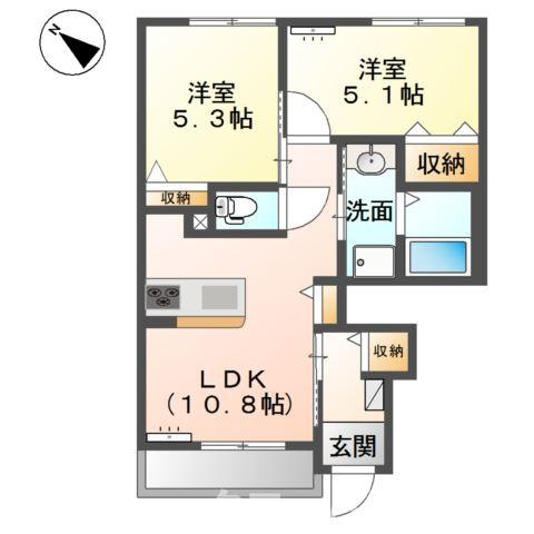 マリアージュⅢの間取り