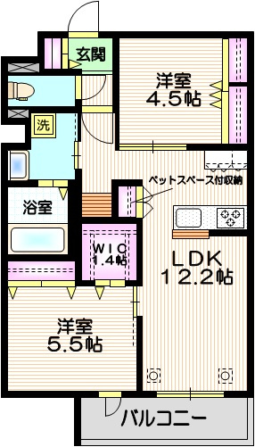 サフィールの洗面所