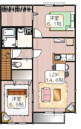 コンフォートフォレストⅡの間取り