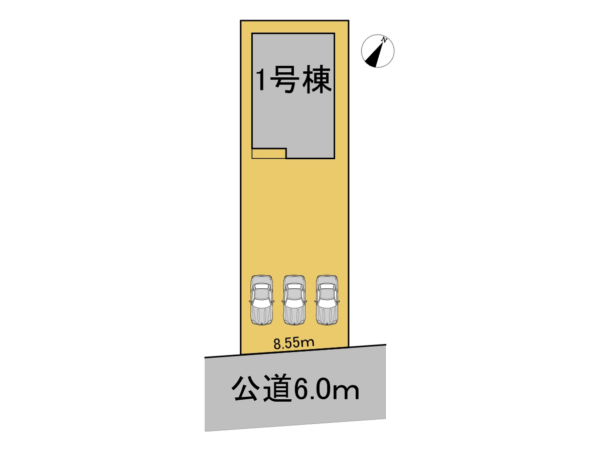 リーブルガーデン　岐阜市中川原第3　全1区画分譲の区画図|■区画図
■YAMADA電機の　ヤマダ不動産　株式会社リライフ　
いつでもお問合わせ下さい。