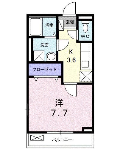 フェリシエの間取り