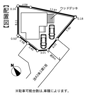藤沢市今田2期　新築戸建　全1棟の区画図