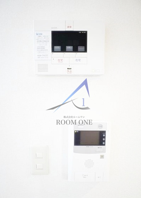 メゾンベール南麻布のセキュリティ|モニター付インターホンです。