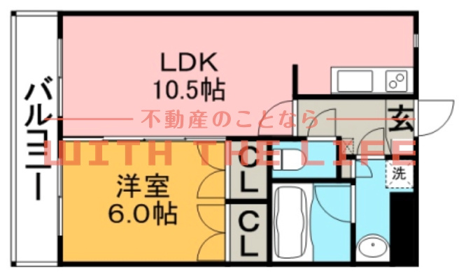 ヒノデカン【キャッシュバック対象物件】の間取り