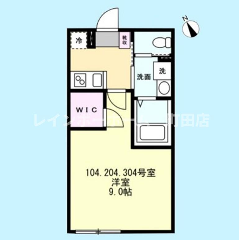 Felice相模原※初期費用分割後払いサービス利用可能物件の間取り