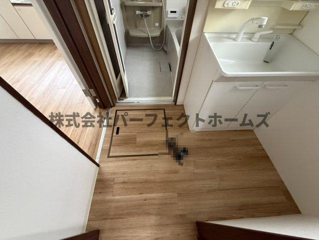 高田2丁目戸建　賃貸の洗面所|使いやすい洗面所です
