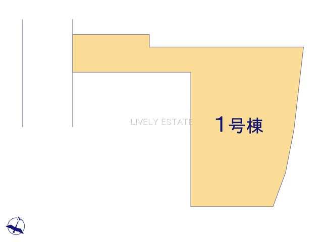 草加市中根3丁目 新築分譲住宅の区画図