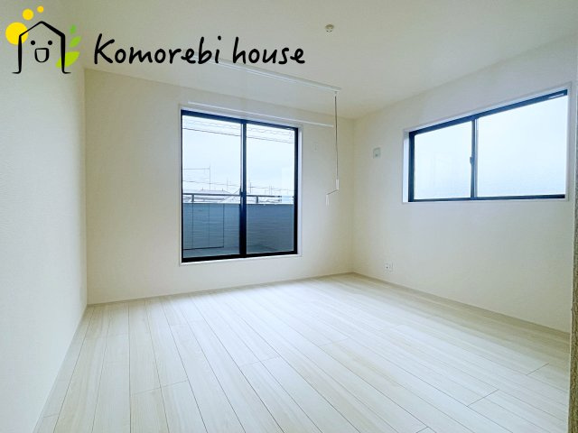 白岡市篠津　新築一戸建て　リーブルガーデン　01の洋室|広々とした洋室です