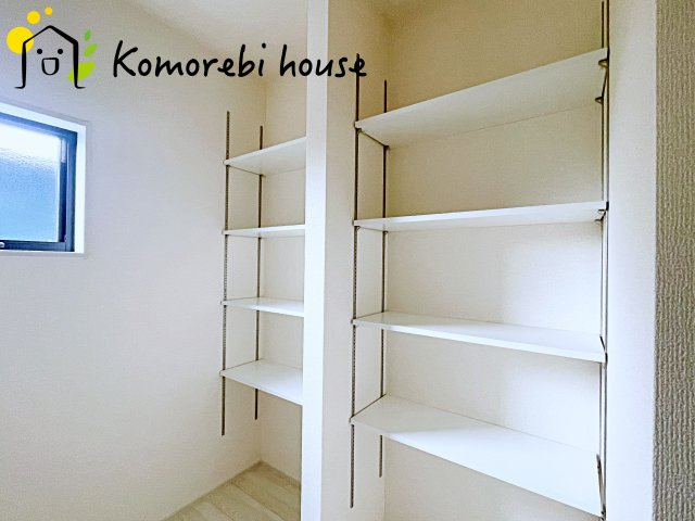 白岡市篠津　新築一戸建て　リーブルガーデン　01の収納|専用の収納スペースです