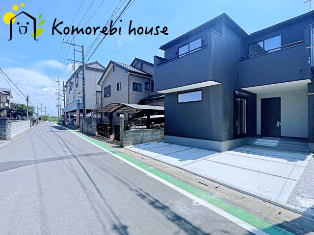 白岡市篠津　新築一戸建て　リーブルガーデン　01の前面道路含む現地写真|前面道路含む現地写真です