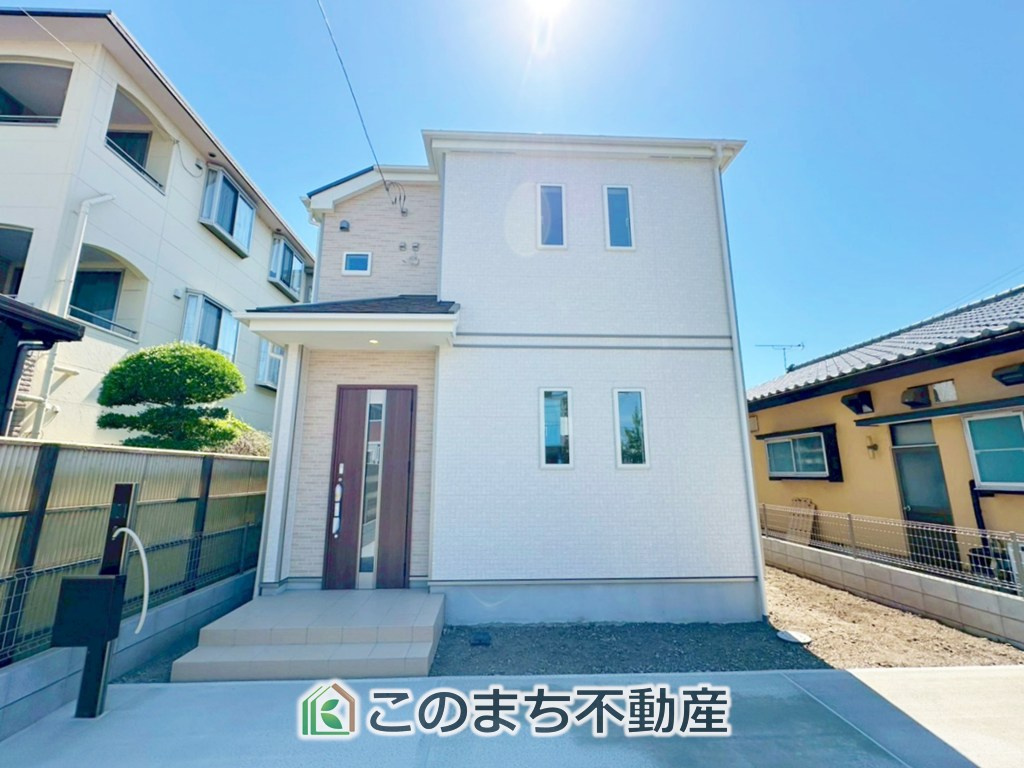 ハートフルタウン宇都宮市今宮1丁目270番　A号棟の外観|"建物完成につきご内覧可能です！
飽きのこないシンプルな外観と
閑静な住宅街は永住の地にピッタリです♪"

