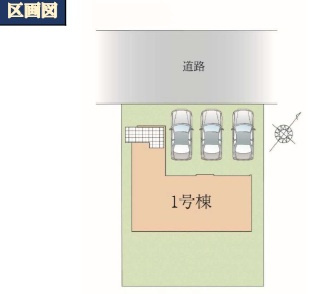 船橋市みやぎ台１丁目５期の区画図