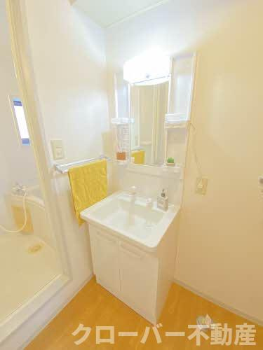 フラワーランド D棟の独立洗面台