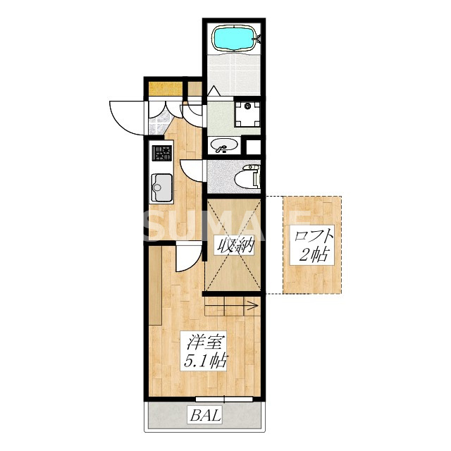 大宮HBの間取り|間取図です☆