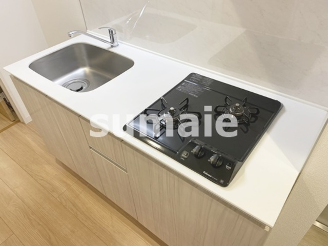 大宮HBのキッチン|2口ガスコンロ、設置済みです！