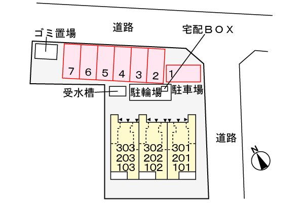 ネオ・クレマチス　　　刈谷市近郊の賃貸はクラスホーム刈谷店の駐車場