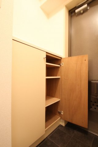 エレガンス三鷹の玄関