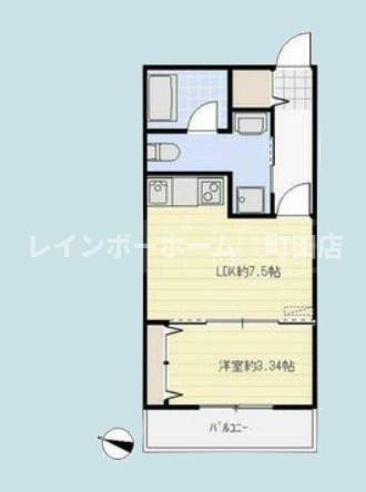 Avenir TamagawaGakuen※初期費用分割後払いサービス利用可能物件の間取り