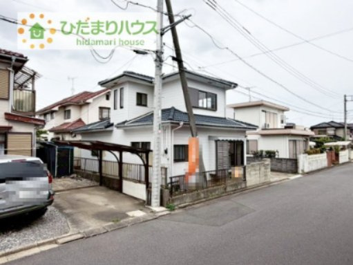 【外観】 | つくばみらい市谷井田1期　中古戸建 | 白を基調とした明るい印象を受ける外観です！