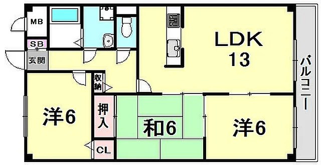 グレース17の間取り
