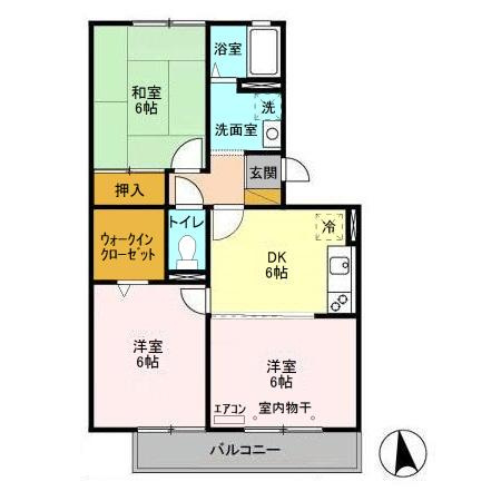 ジュネススズキの間取り