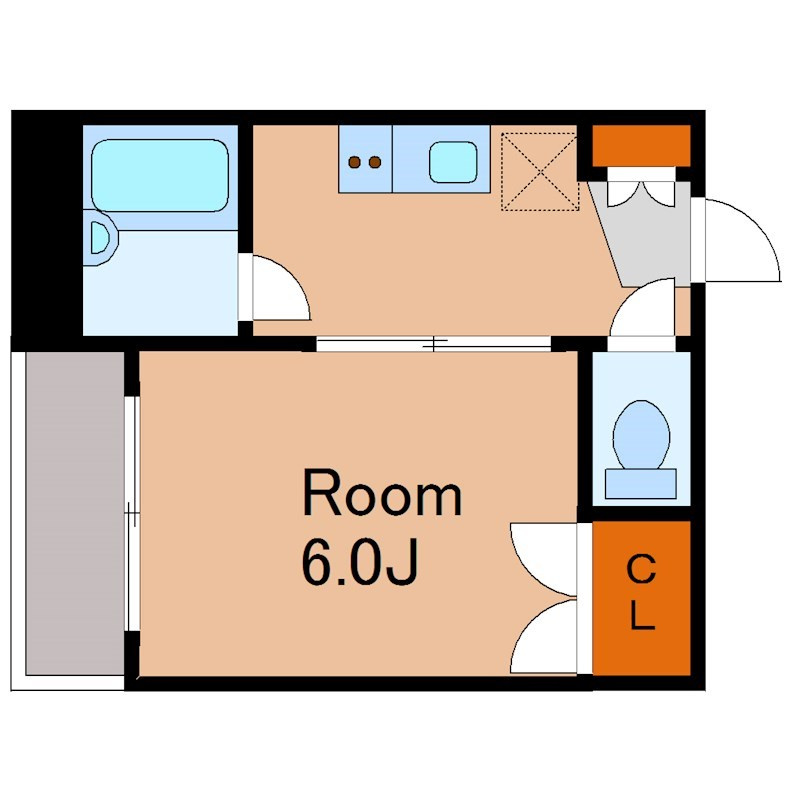 牧田ビルB棟の間取り