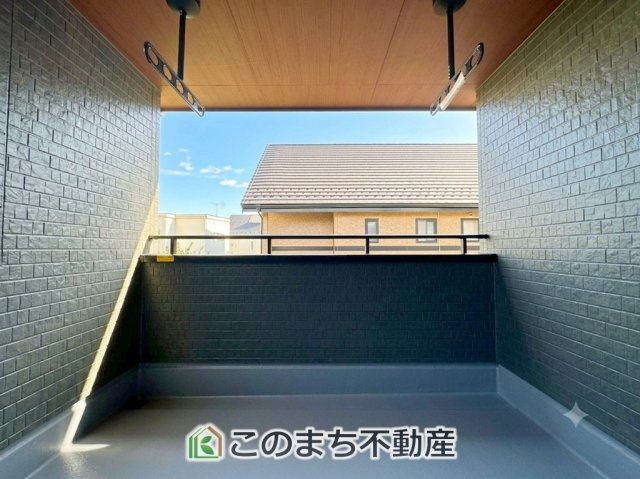 LiveleGarden.S宇都宮西川田南第8のバルコニー|雨でも安心のインナーバルコニーです！
