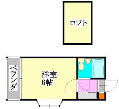 【間取り】 | ジュネパレス津田沼第1