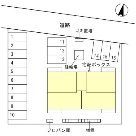 Luce Solare(ルチェ ソラーレ)の区画図